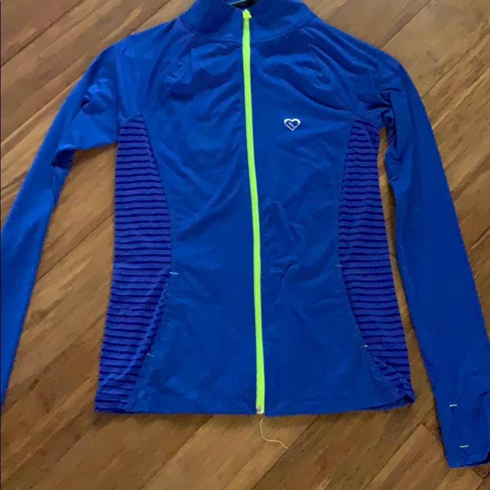 Blue mesh (ish) sweatshirt